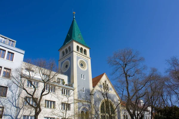 Bratislava Eslovaquia Abril 2019 Iglesia Calvinista Bratislava — Foto de Stock