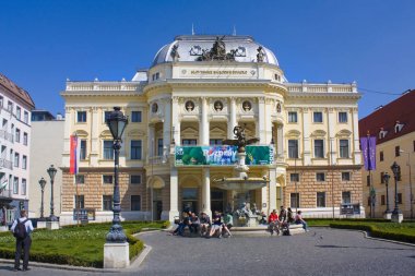 Bratislava, Slovakya-1 Nisan 2019: Bratislava Ulusal Tiyatrosu
