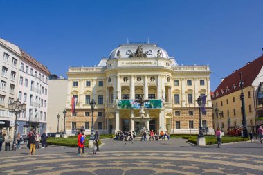 Bratislava, Slovakya-1 Nisan 2019: Bratislava Ulusal Tiyatrosu