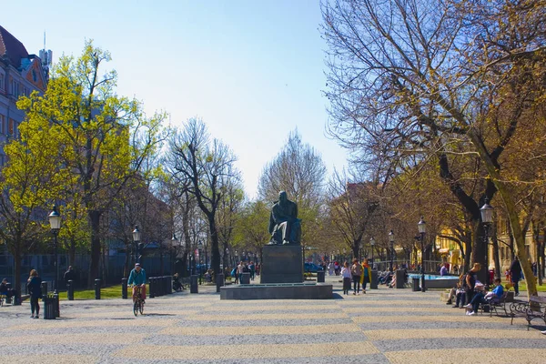 Bratislava Eslováquia Abril 2019 Monumento Pavol Orszgh Hviezdoslav Cidade Velha — Fotografia de Stock