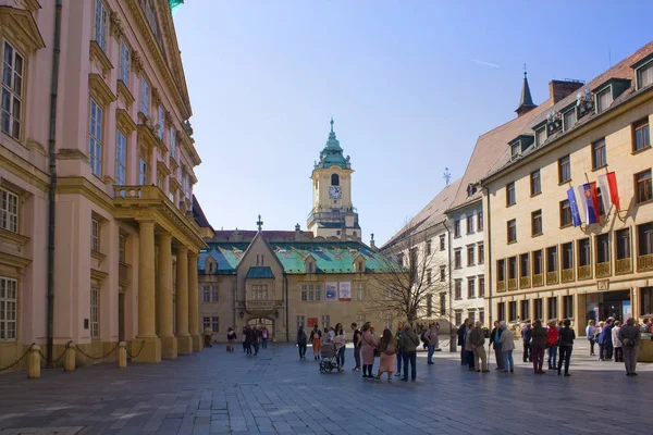 Bratislava Slovacchia Aprile 2019 Veduta Del Vecchio Municipio Museo Della — Foto Stock