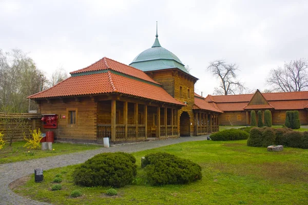 Chigirin Ukraina April 2019 Entry Gate Nationella Historiska Och Arkitektoniska — Stockfoto