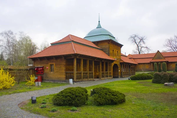 Chigirin Ukraine Avril 2019 Entrée Dans Résidence Complexe Historique Architectural — Photo