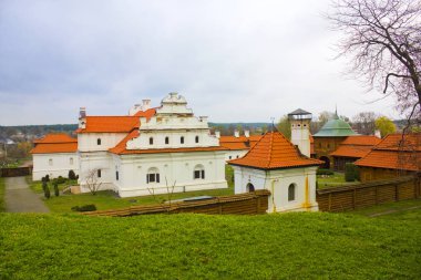 Chigirin, Ukrayna - 14 Nisan 2019: Ulusal Tarihi ve Mimari Kompleks Residence Bohdan Khmelnytsky Chigirin 