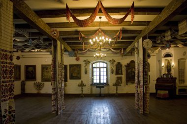 Radomysl, Ukrayna - 18 Mayıs 2019: Ukrayna'da Radomysl Kalesi'nin Içi