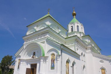 Radomysl, Ukrayna - 18 Mayıs 2019: St. Nicholas hurch in Radomysl