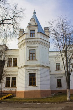Andrushivka, Zhytomyr region, Ukrayna - 24 Şubat 2019: Andrushivka'daki Berzhinsky-Tereshchenko Sarayı