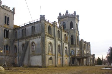 Chervonoe, Zhytomyr region, Ukrayna - 24 Şubat 2019: Çervonoe Tereshchenko Sarayı