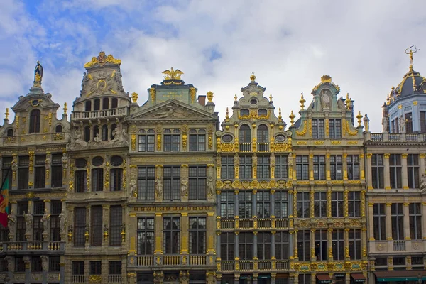 Belgium Brüsszel Május 2019 Guildhalls Brüsszeli Grand Place — Stock Fotó