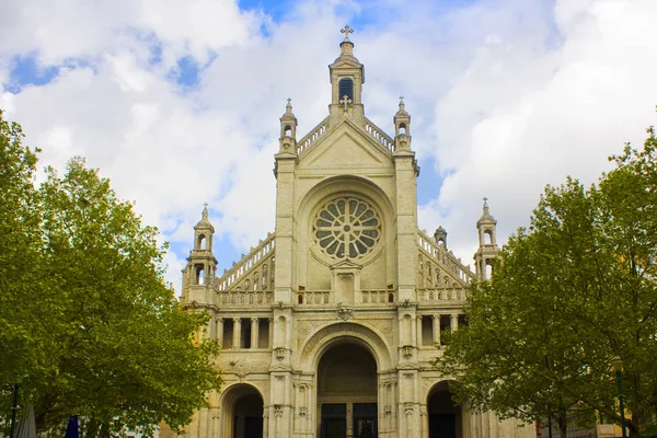 Bélgica Bruselas Mayo 2019 Catedral Santa Catalina Bruselas — Foto de Stock