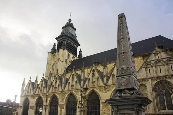 Belgium Brussels May 2019 Church Our Lady Chapel Notre Dame — Stock Photo, Image