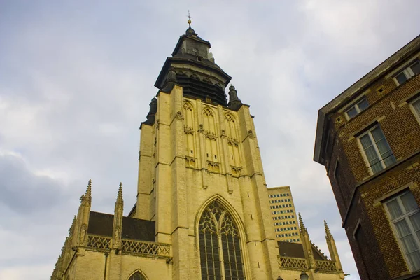 België Brussel Mei 2019 Kerk Onze Lieve Vrouwekapel Notre Dame — Stockfoto