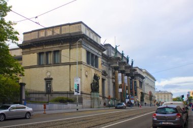 Belçika, Brüksel - 1 Mayıs 2019: Brüksel'deki Belçika Kraliyet Güzel Sanatlar Müzeleri