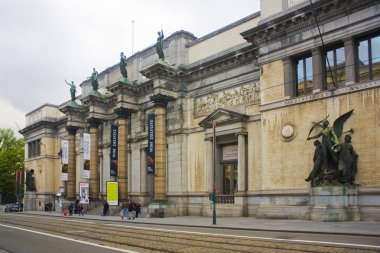 Belçika, Brüksel - 1 Mayıs 2019: Brüksel'deki Belçika Kraliyet Güzel Sanatlar Müzeleri