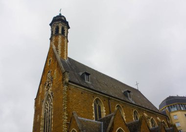 Belçika, Brüksel - 1 Mayıs 2019: Brüksel'deki Mary Magdalene Şapeli