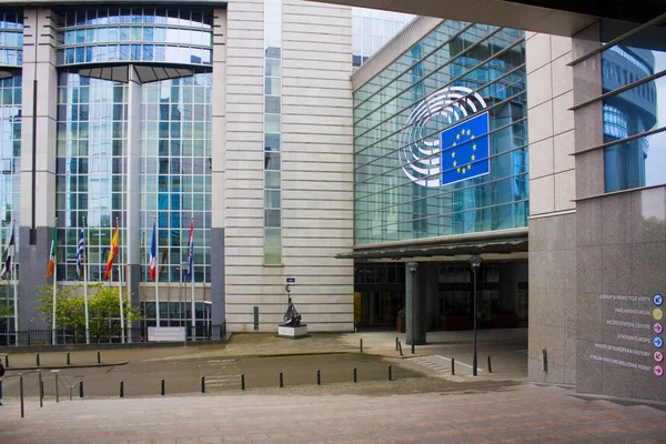 Bélgica Bruselas Mayo 2019 Parlamento Europeo Bruselas — Foto de Stock