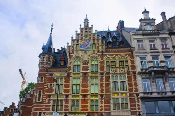 Belgium Brussels May 2019 Pharmacie Anglaise Historic Mansion Tower Product — Stock Photo, Image