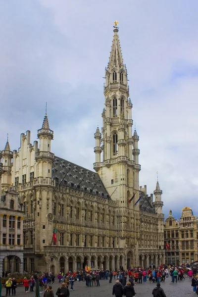 Belgium Brüsszel Május 2019 Városháza Grand Place Ben Brüsszelben — Stock Fotó