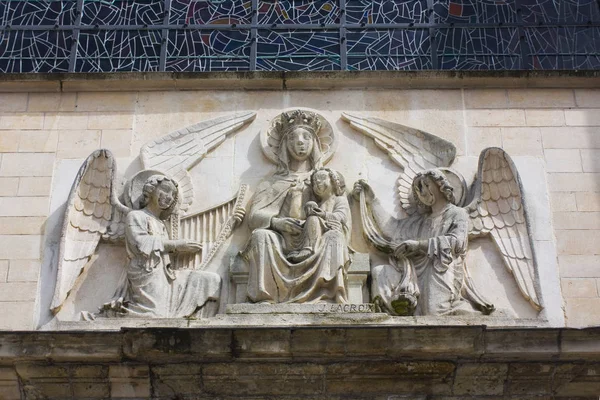 Бельгиум Брюссель Мая 2019 Года Фрагмент Церкви Святого Николая Брюсселе — стоковое фото