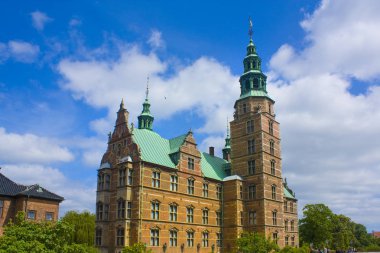 Kopenhag, Danimarka - 25 Mayıs 2019: Kopenhag'daki Rosenborg Kalesi