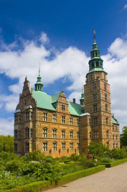 Kopenhag, Danimarka - 25 Mayıs 2019: Kopenhag'daki Rosenborg Kalesi