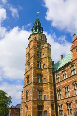 Kopenhag, Danimarka - 25 Mayıs 2019: Kopenhag'daki Rosenborg Kalesi
