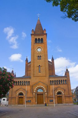 Kopenhag, Danimarka - 25 Mayıs 2019: Kopenhag'daki St. Pauls Kilisesi