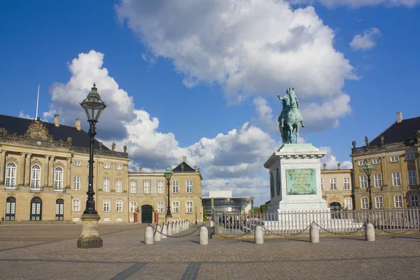 Copenhagen Dinamarca Mayo 2019 Plaza Del Palacio Amalienborg Copenhague — Foto de Stock