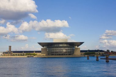 Kopenhag, Danimarka - 25 Mayıs 2019: Danimarka Kopenhag Opera Binası