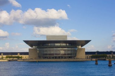 Kopenhag, Danimarka - 25 Mayıs 2019: Danimarka Kopenhag Opera Binası