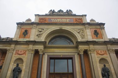 Kopenhag, Danimarka-25 Mayıs 2019: Carlsberg Glyptotek-Kopenhag Sanat Müzesi