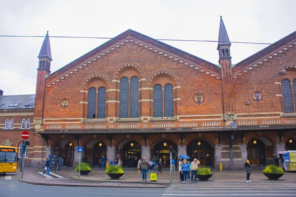 Kopenhagen Denemarken Mei 2019 Copenhagen Central Station Bewolkte Dag — Stockfoto