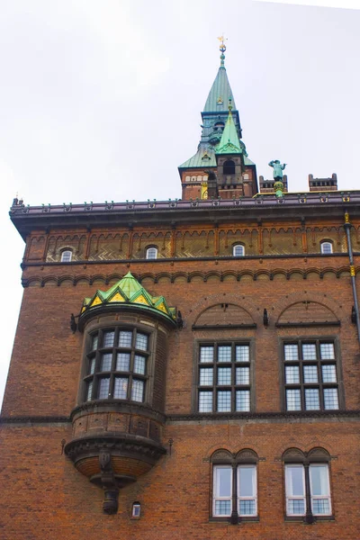 Copenhagen Denmark May 2019 Fragment Openhagen Ity Hall — 스톡 사진