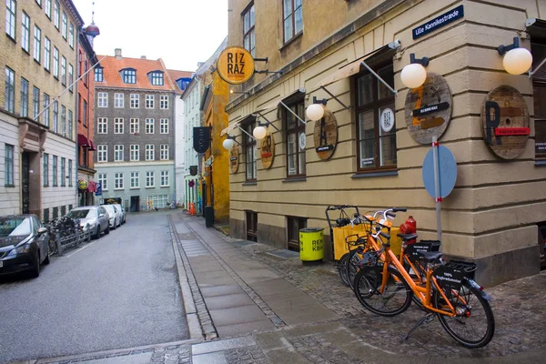 Kopenhaga Dania Maja 2019 Ulica Starym Mieście Kopenhadze — Zdjęcie stockowe