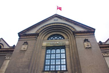 Kopenhag, Danimarka - 25 Mayıs 2019: Kopenhag Üniversitesi