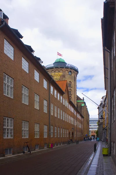 哥本哈根 2019年5月25日 哥本哈根老城的Rundetaarn — 图库照片