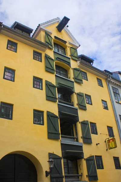 덴마크 코펜하겐 2019년 25일 코펜하겐 올드타운의 아름다운 오래된 — 스톡 사진