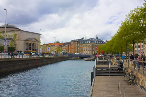 哥本哈根 2019年5月25日 哥本哈根老城的运河 — 图库照片
