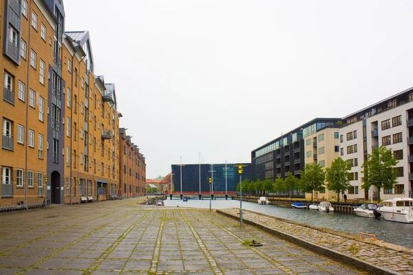 Copenhagen Dinamarca Maio 2019 Rua Canal Biblioteca Real Dinamarca Copenhague — Fotografia de Stock