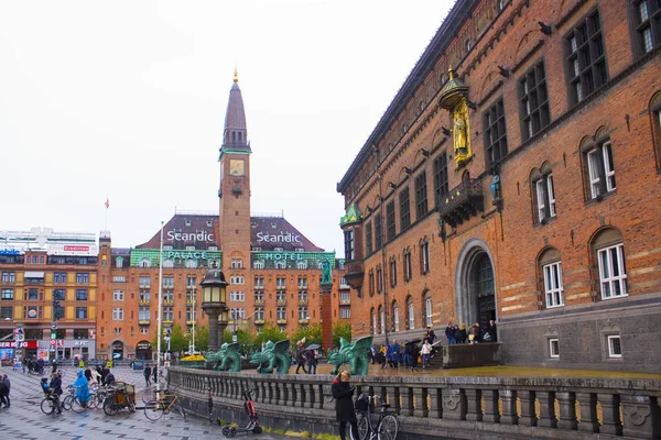 Copenhague Danemark Mai 2019 Place Hôtel Ville Hôtel Palais Scandic — Photo