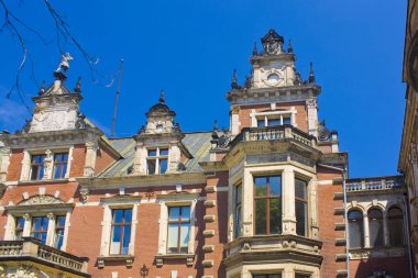 Wroclaw, Polonya - 18 Haziran 2019: Wroclaw'daki Schaffgotsch Sarayı