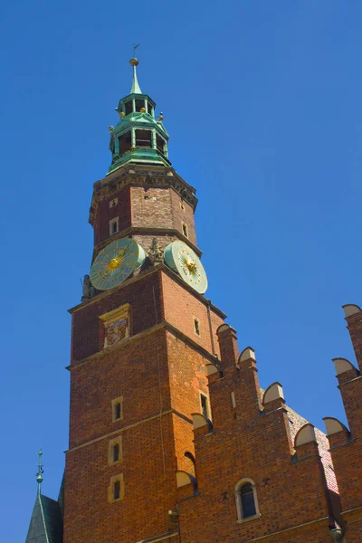 Wroclaw Polen Juni 2019 Altes Rathaus Marktplatz Wroclaw — Stockfoto