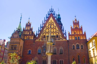 Pillory Wroclaw, Polonya Eski Pazar Meydanı'nda