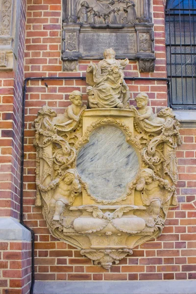 Wroclaw Polonia Junio 2019 Fragmento Iglesia Santa Isabel Basílica Menor — Foto de Stock