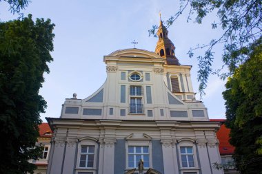 Wroclaw, Polonya - 18 Haziran 2019: Wroclaw'daki Piasces Silezya Mozolesi