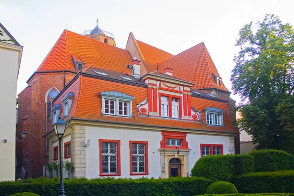 Wroclaw Polonia Junio 2019 Ossolineum Instituto Nacional Ossolinski Combina Biblioteca — Foto de Stock