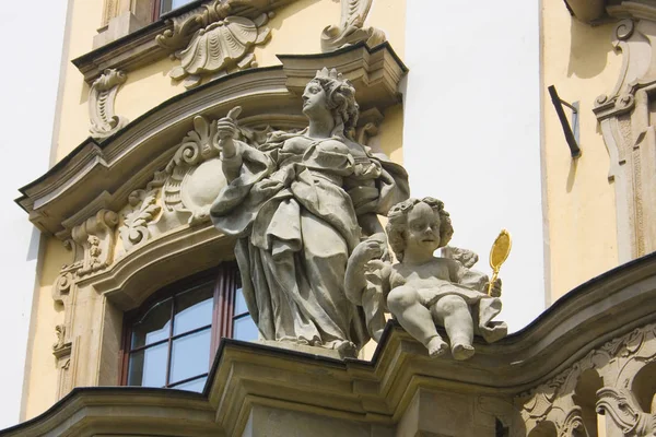 Βρότσλαβ Πολωνία Ιουνίου 2019 Γλυπτά Του Πανεπιστημιακού Μουσείου Στο Βρότσλαβ — Φωτογραφία Αρχείου