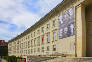 Wroclaw, Polonya - 18 Haziran 2019: Aşağı Silezya Halk Sağlığı Merkezi, Wroclaw Yüksek Tıp Kadroları Geliştirme Bölümü