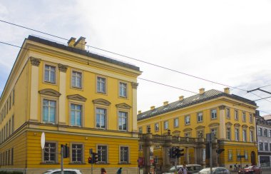 Wroclaw, Polonya - 18 Haziran 2019: Wroclaw Kraliyet Sarayı (şimdi Wroclaw Şehir Müzesi)