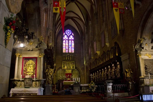 Wroclaw Polen Juni 2019 Innenausbau Der Johannes Der Täufer Kathedrale — Stockfoto